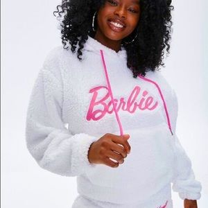 💕BARBIE💕 Hoodie/Shorts Set Forever 21 ✨RARE✨MOVIE RELEASE LIMITED EDITION💫